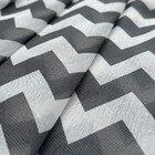 Тюль Зигзаг Серый 22406